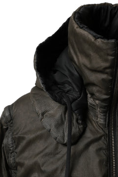 画像をギャラリービューアに読み込む, masnada REVERSIBLE 8WAY PADDED JACKET / RIPSTOP + RECYCLED WADDING (BLACK/DUST)