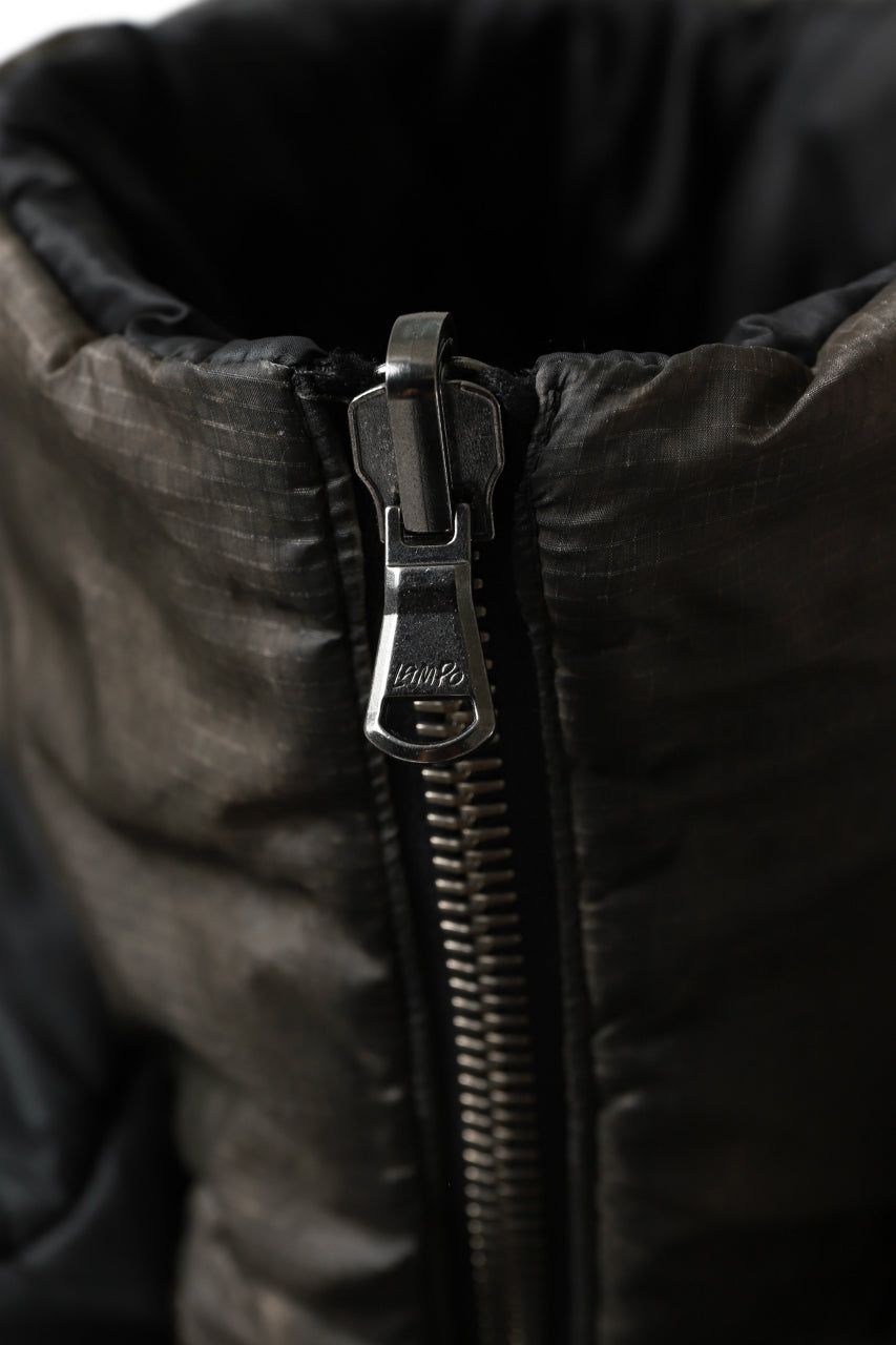 画像をギャラリービューアに読み込む, masnada REVERSIBLE 8WAY PADDED JACKET / RIPSTOP + RECYCLED WADDING (BLACK/DUST)