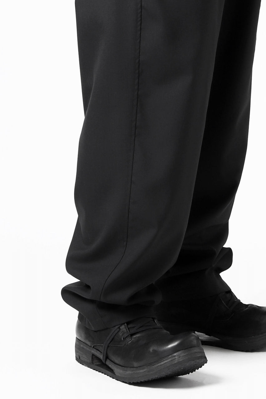 Load image into Gallery viewer, Y's BANG ON! No.7 WAIST STRING WOOL TROPICAL PANTS (BLACK) ※