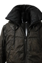 画像をギャラリービューアに読み込む, masnada REVERSIBLE 8WAY PADDED JACKET / RIPSTOP + RECYCLED WADDING (BLACK/DUST)