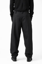 Load image into Gallery viewer, Y's BANG ON! No.7 WAIST STRING WOOL TROPICAL PANTS (BLACK) ※