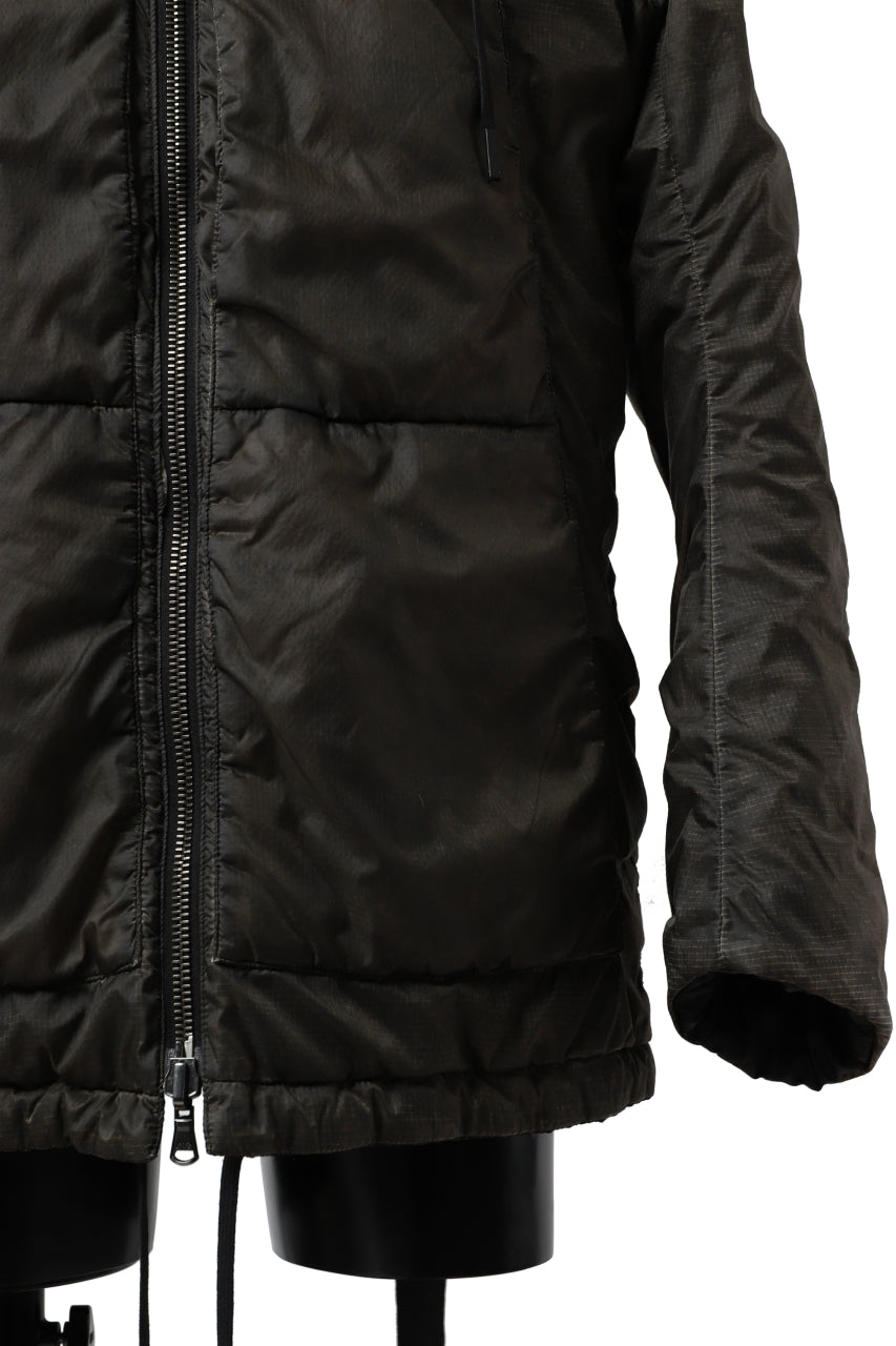 画像をギャラリービューアに読み込む, masnada REVERSIBLE 8WAY PADDED JACKET / RIPSTOP + RECYCLED WADDING (BLACK/DUST)