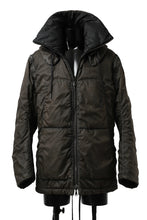 画像をギャラリービューアに読み込む, masnada REVERSIBLE 8WAY PADDED JACKET / RIPSTOP + RECYCLED WADDING (BLACK/DUST)