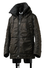 画像をギャラリービューアに読み込む, masnada REVERSIBLE 8WAY PADDED JACKET / RIPSTOP + RECYCLED WADDING (BLACK/DUST)