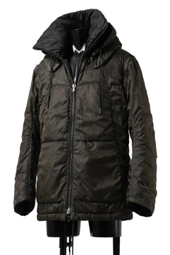 画像をギャラリービューアに読み込む, masnada REVERSIBLE 8WAY PADDED JACKET / RIPSTOP + RECYCLED WADDING (BLACK/DUST)