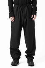 Load image into Gallery viewer, Y's BANG ON! No.7 WAIST STRING WOOL TROPICAL PANTS (BLACK) ※