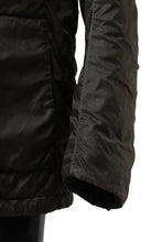 画像をギャラリービューアに読み込む, masnada REVERSIBLE 8WAY PADDED JACKET / RIPSTOP + RECYCLED WADDING (BLACK/DUST)