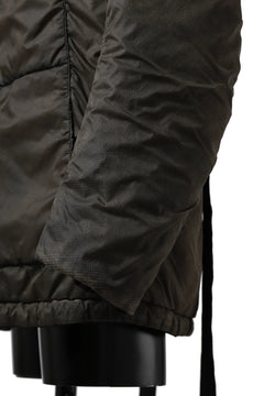 画像をギャラリービューアに読み込む, masnada REVERSIBLE 8WAY PADDED JACKET / RIPSTOP + RECYCLED WADDING (BLACK/DUST)
