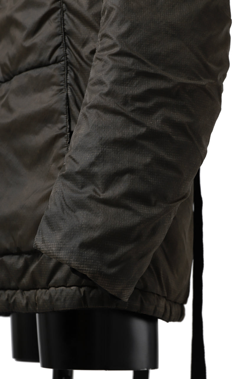 画像をギャラリービューアに読み込む, masnada REVERSIBLE 8WAY PADDED JACKET / RIPSTOP + RECYCLED WADDING (BLACK/DUST)