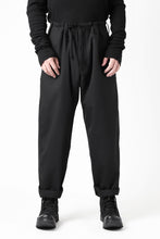 Load image into Gallery viewer, Y's BANG ON! No.7 WAIST STRING WOOL TROPICAL PANTS (BLACK) ※