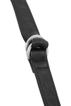 Load image into Gallery viewer, ISAMU KATAYAMA BACKLASH STRAP ZIP BAG / MONOCHROME LUXURY STEER (BLACK)