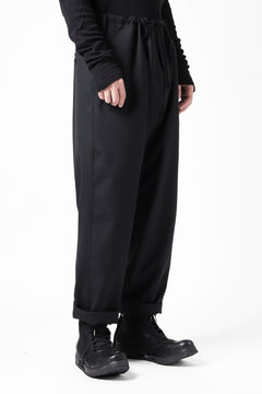 Load image into Gallery viewer, Y's BANG ON! No.7 WAIST STRING WOOL TROPICAL PANTS (BLACK) ※