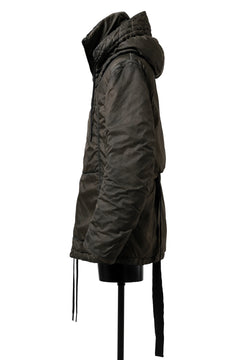 画像をギャラリービューアに読み込む, masnada REVERSIBLE 8WAY PADDED JACKET / RIPSTOP + RECYCLED WADDING (BLACK/DUST)