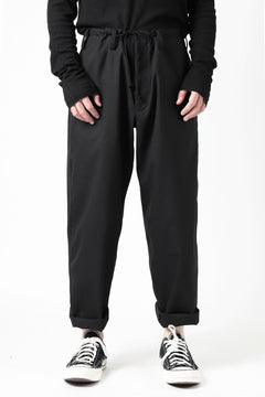 Load image into Gallery viewer, Y's BANG ON! No.7 WAIST STRING WOOL TROPICAL PANTS (BLACK) ※
