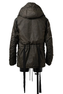 画像をギャラリービューアに読み込む, masnada REVERSIBLE 8WAY PADDED JACKET / RIPSTOP + RECYCLED WADDING (BLACK/DUST)