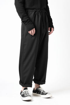 Load image into Gallery viewer, Y's BANG ON! No.7 WAIST STRING WOOL TROPICAL PANTS (BLACK) ※
