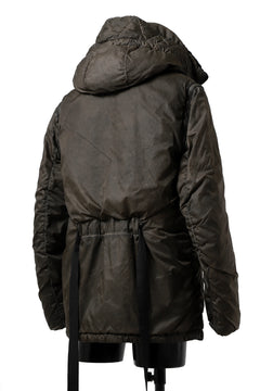 画像をギャラリービューアに読み込む, masnada REVERSIBLE 8WAY PADDED JACKET / RIPSTOP + RECYCLED WADDING (BLACK/DUST)