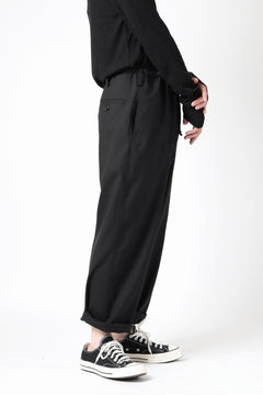 Load image into Gallery viewer, Y's BANG ON! No.7 WAIST STRING WOOL TROPICAL PANTS (BLACK) ※