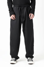 Load image into Gallery viewer, Y's BANG ON! No.7 WAIST STRING WOOL TROPICAL PANTS (BLACK) ※