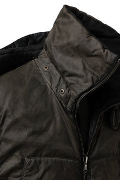 画像をギャラリービューアに読み込む, masnada REVERSIBLE 8WAY PADDED JACKET / RIPSTOP + RECYCLED WADDING (BLACK/DUST)