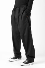 Load image into Gallery viewer, Y's BANG ON! No.7 WAIST STRING WOOL TROPICAL PANTS (BLACK) ※