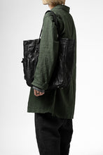 画像をギャラリービューアに読み込む, ISAMU KATAYAMA BACKLASH TOTE BAG / DOUBLE SHOULDER OBJECT DYED (BLACK)