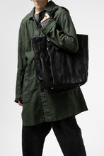 画像をギャラリービューアに読み込む, ISAMU KATAYAMA BACKLASH TOTE BAG / DOUBLE SHOULDER OBJECT DYED (BLACK)