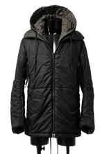 画像をギャラリービューアに読み込む, masnada REVERSIBLE 8WAY PADDED JACKET / RIPSTOP + RECYCLED WADDING (BLACK/DUST)