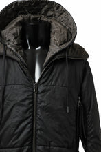 画像をギャラリービューアに読み込む, masnada REVERSIBLE 8WAY PADDED JACKET / RIPSTOP + RECYCLED WADDING (BLACK/DUST)