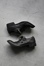 画像をギャラリービューアに読み込む, A DICIANNOVEVENTITRE A1923 DERBY SHOES 033N / HORSE FIORE OILED LEATHER (NERO)