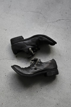 画像をギャラリービューアに読み込む, A DICIANNOVEVENTITRE A1923 DERBY SHOES 033N / HORSE FIORE OILED LEATHER (NERO)