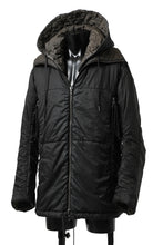 画像をギャラリービューアに読み込む, masnada REVERSIBLE 8WAY PADDED JACKET / RIPSTOP + RECYCLED WADDING (BLACK/DUST)