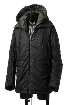 画像をギャラリービューアに読み込む, masnada REVERSIBLE 8WAY PADDED JACKET / RIPSTOP + RECYCLED WADDING (BLACK/DUST)