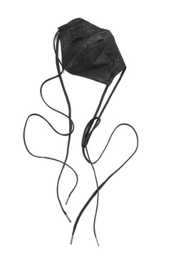 画像をギャラリービューアに読み込む, masnada LEATHER MASK / PELLE DI PECORA VEGETALE (BLACK)