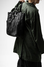 画像をギャラリービューアに読み込む, ISAMU KATAYAMA BACKLASH TOTE BAG / DOUBLE SHOULDER OBJECT DYED (BLACK)