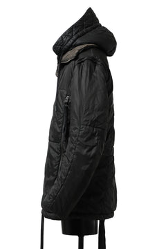 画像をギャラリービューアに読み込む, masnada REVERSIBLE 8WAY PADDED JACKET / RIPSTOP + RECYCLED WADDING (BLACK/DUST)