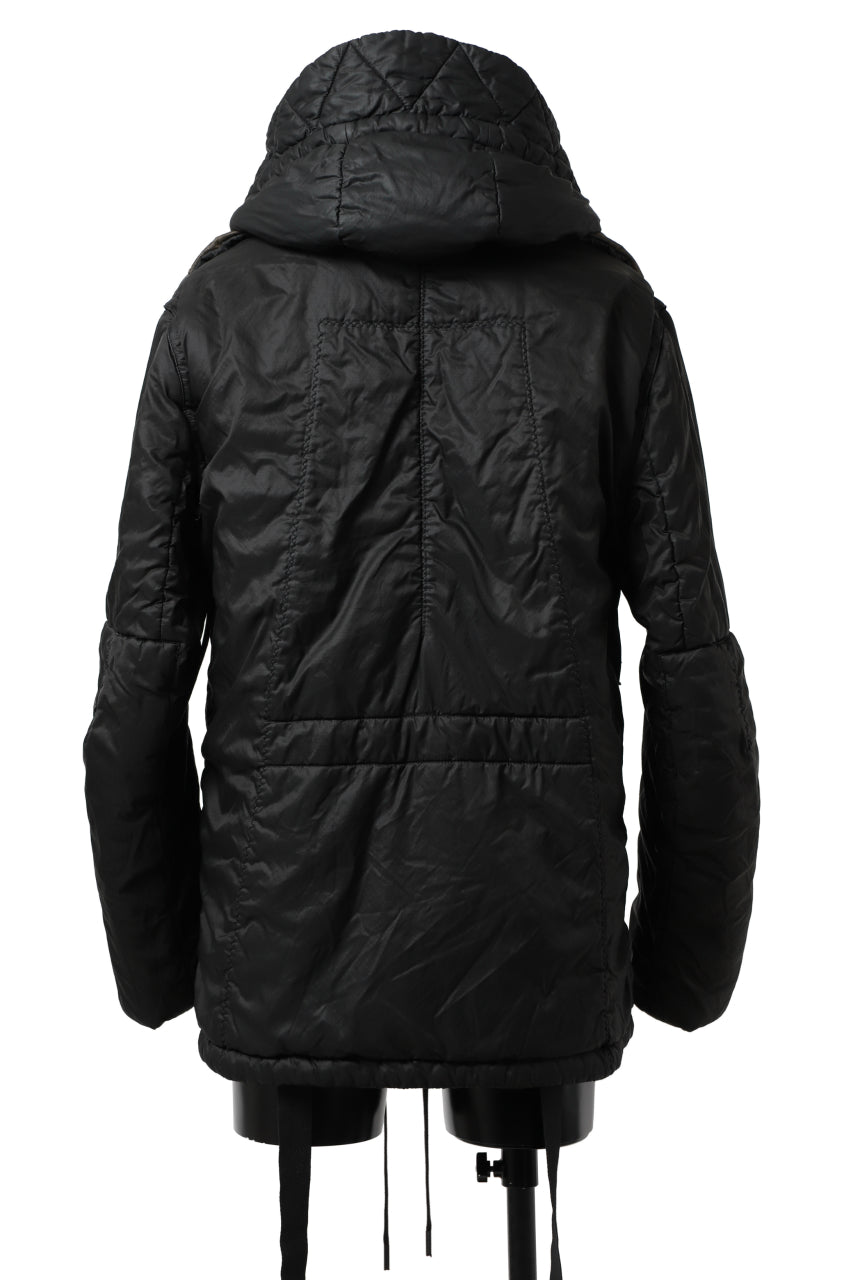 画像をギャラリービューアに読み込む, masnada REVERSIBLE 8WAY PADDED JACKET / RIPSTOP + RECYCLED WADDING (BLACK/DUST)