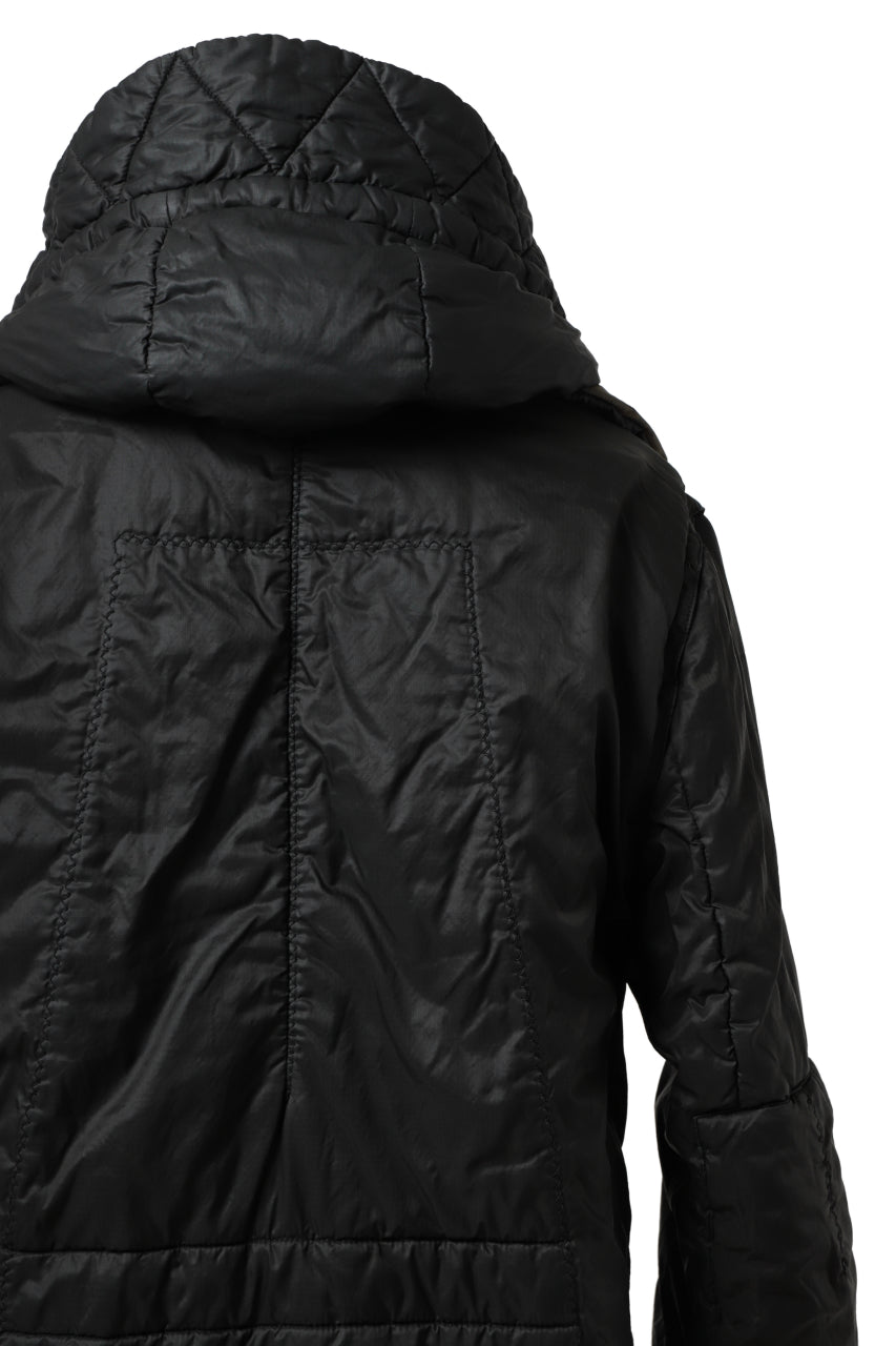 画像をギャラリービューアに読み込む, masnada REVERSIBLE 8WAY PADDED JACKET / RIPSTOP + RECYCLED WADDING (BLACK/DUST)