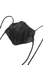 画像をギャラリービューアに読み込む, masnada LEATHER MASK / PELLE DI PECORA VEGETALE (BLACK)