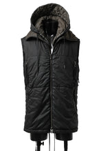 画像をギャラリービューアに読み込む, masnada REVERSIBLE 8WAY PADDED JACKET / RIPSTOP + RECYCLED WADDING (BLACK/DUST)