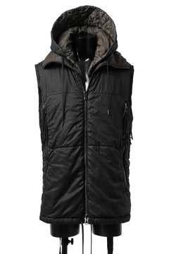 画像をギャラリービューアに読み込む, masnada REVERSIBLE 8WAY PADDED JACKET / RIPSTOP + RECYCLED WADDING (BLACK/DUST)