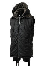 画像をギャラリービューアに読み込む, masnada REVERSIBLE 8WAY PADDED JACKET / RIPSTOP + RECYCLED WADDING (BLACK/DUST)