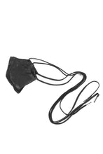 画像をギャラリービューアに読み込む, masnada LEATHER MASK / PELLE DI PECORA VEGETALE (BLACK)