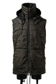 画像をギャラリービューアに読み込む, masnada REVERSIBLE 8WAY PADDED JACKET / RIPSTOP + RECYCLED WADDING (BLACK/DUST)
