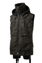 画像をギャラリービューアに読み込む, masnada REVERSIBLE 8WAY PADDED JACKET / RIPSTOP + RECYCLED WADDING (BLACK/DUST)