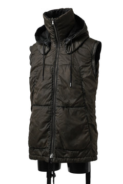 画像をギャラリービューアに読み込む, masnada REVERSIBLE 8WAY PADDED JACKET / RIPSTOP + RECYCLED WADDING (BLACK/DUST)