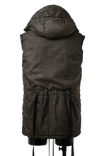 画像をギャラリービューアに読み込む, masnada REVERSIBLE 8WAY PADDED JACKET / RIPSTOP + RECYCLED WADDING (BLACK/DUST)