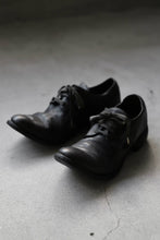 画像をギャラリービューアに読み込む, A DICIANNOVEVENTITRE A1923 DERBY SHOES 033N / HORSE FIORE OILED LEATHER (NERO)