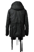 画像をギャラリービューアに読み込む, masnada REVERSIBLE 8WAY PADDED JACKET / RIPSTOP + RECYCLED WADDING (BLACK/LEGION)