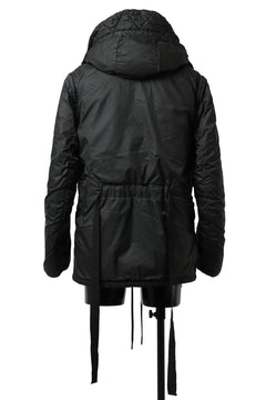 画像をギャラリービューアに読み込む, masnada REVERSIBLE 8WAY PADDED JACKET / RIPSTOP + RECYCLED WADDING (BLACK/LEGION)